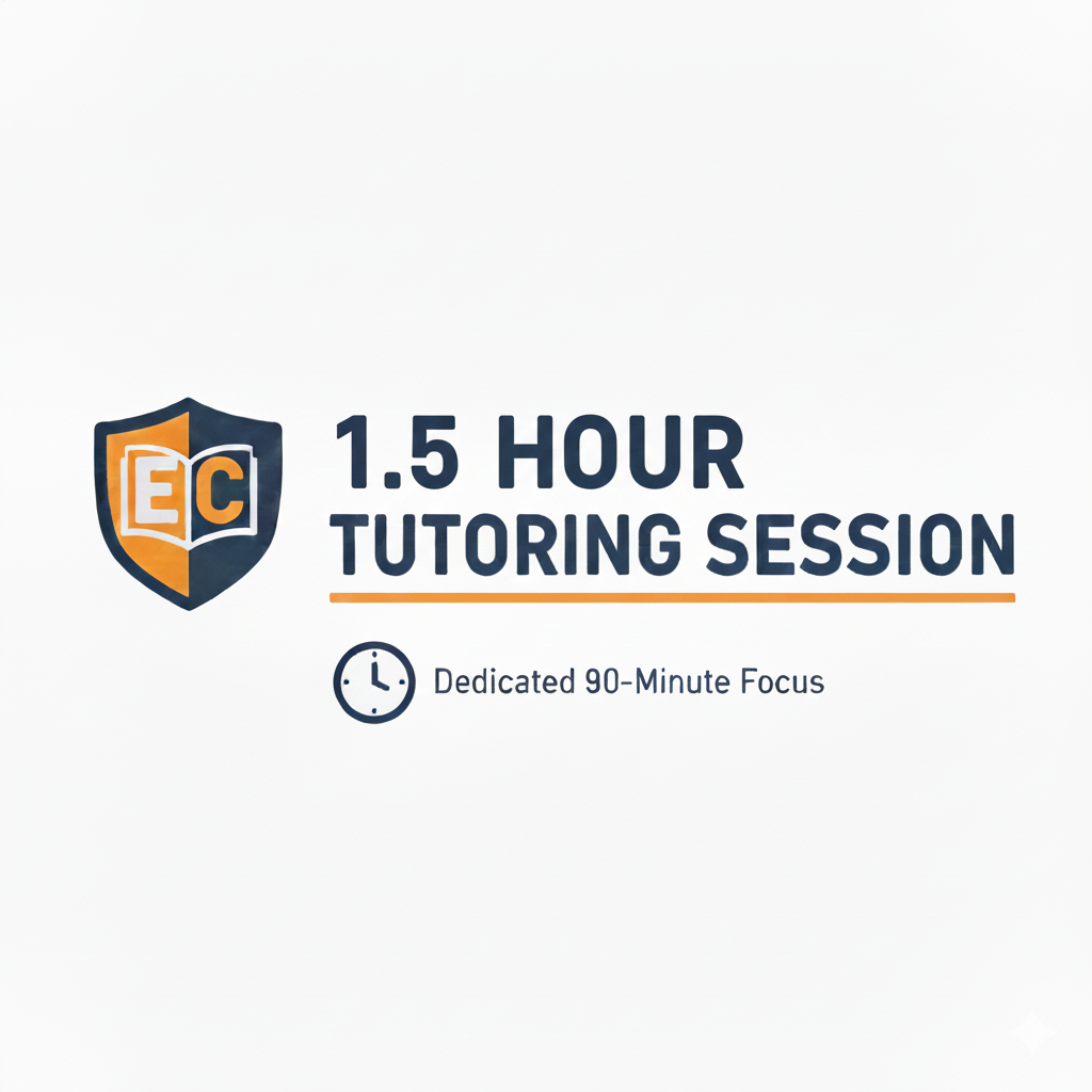 Tutoring Session (1.5 Hr)